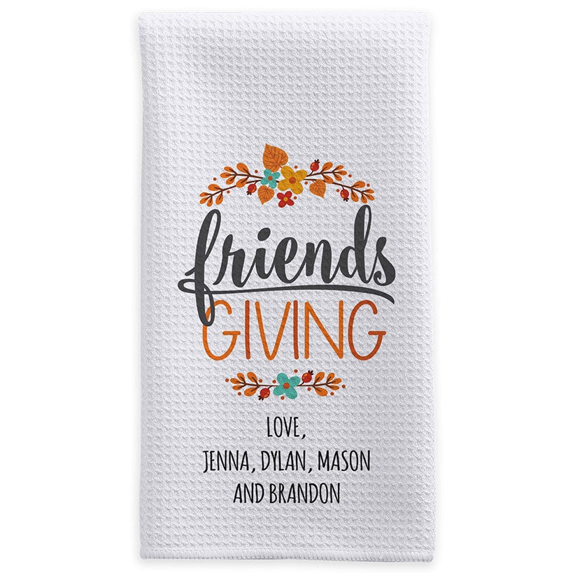 Personalized Friends Giving Kitchen Towel