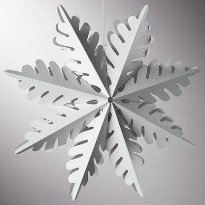 Frosted Paper Snowflakes