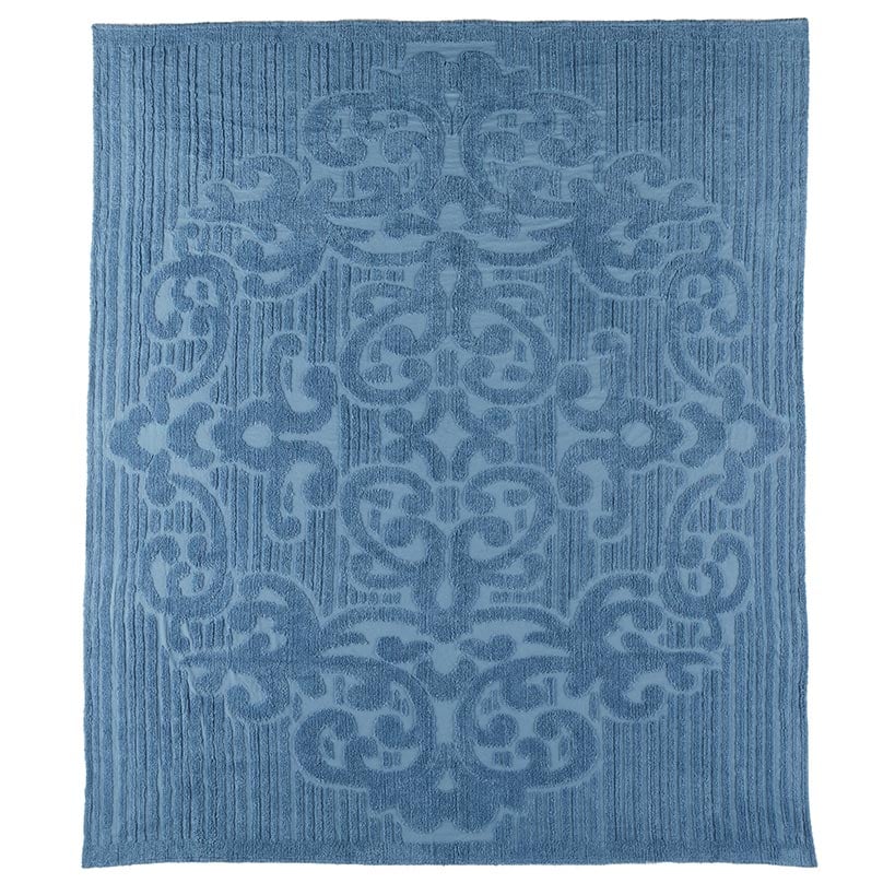 Chenille Queen Gray Bedspread