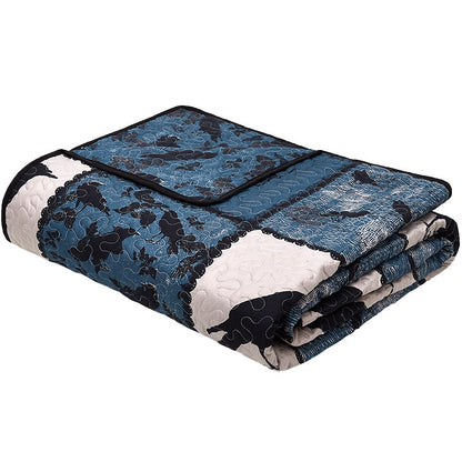 The Raven Quilt Sham