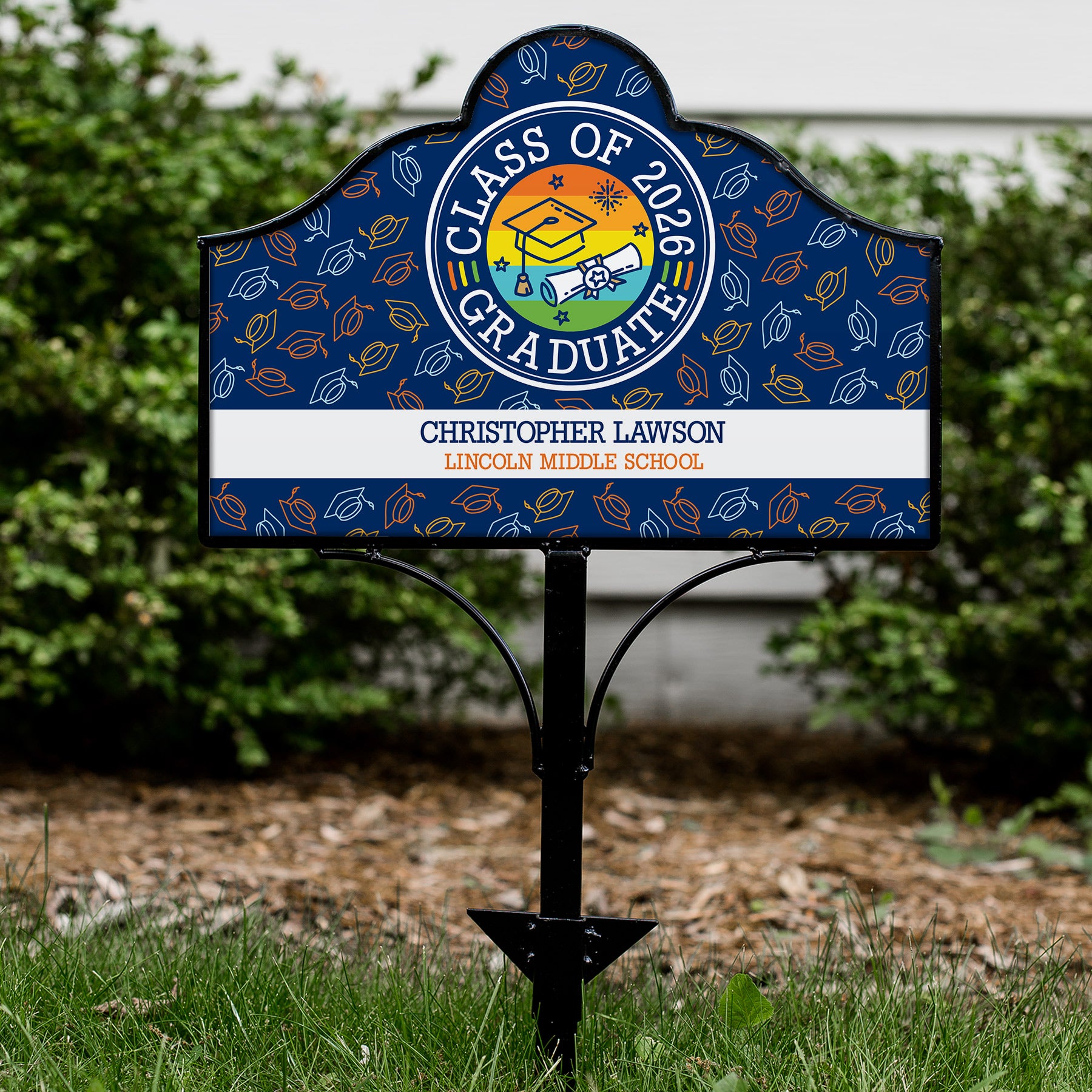 Personalized Graduation Magnet Yard Sign