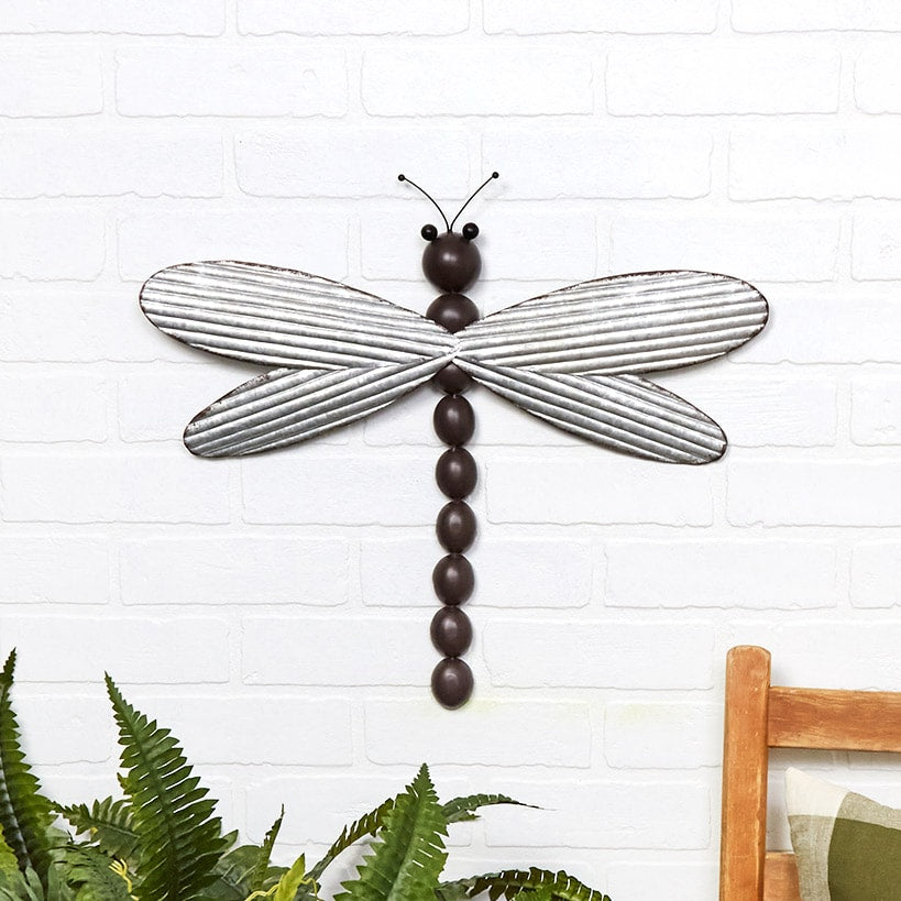 Galvanized Butterfly Wall Décor#select-insect_dragonfly