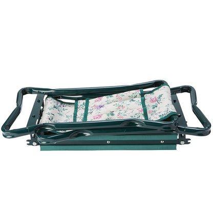 Garden Planting Bench 2 In 1 With Knee Saver And Tool Organizer