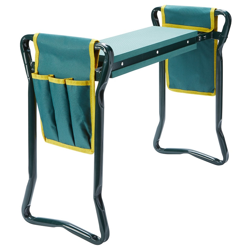 Garden Planting Bench 2 In 1 With Knee Saver And Tool Organizer