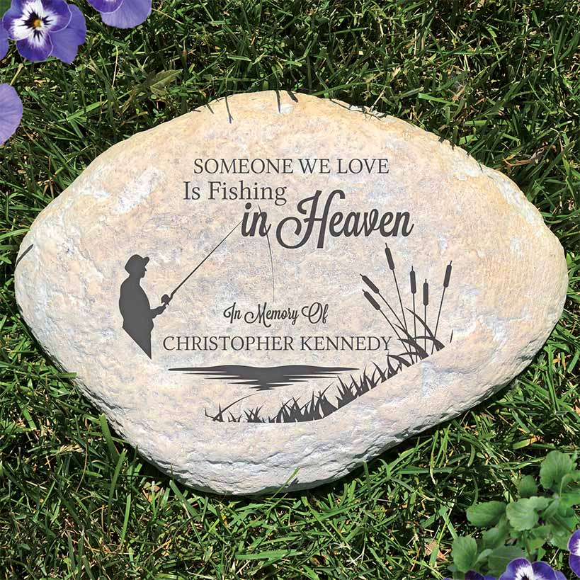 Personalized Someone We Love Memorial Garden Stones