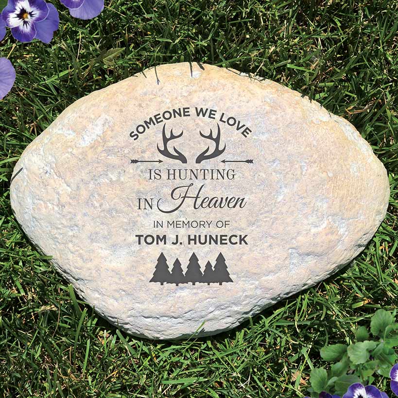 Personalized Someone We Love Memorial Garden Stones