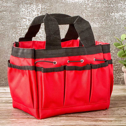 Garden Tool Caddy Bag In Green, Red Or White/Navy
