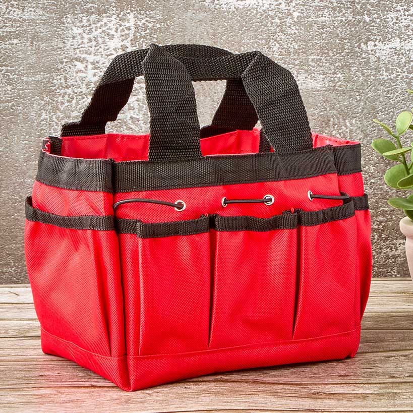 Garden Tool Caddy Bag In Green, Red Or White/Navy#select-color_red