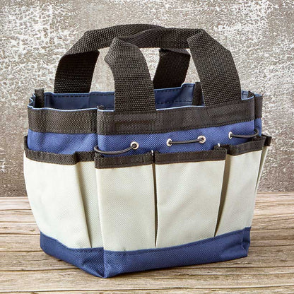 Garden Tool Caddy Bag In Green, Red Or White/Navy