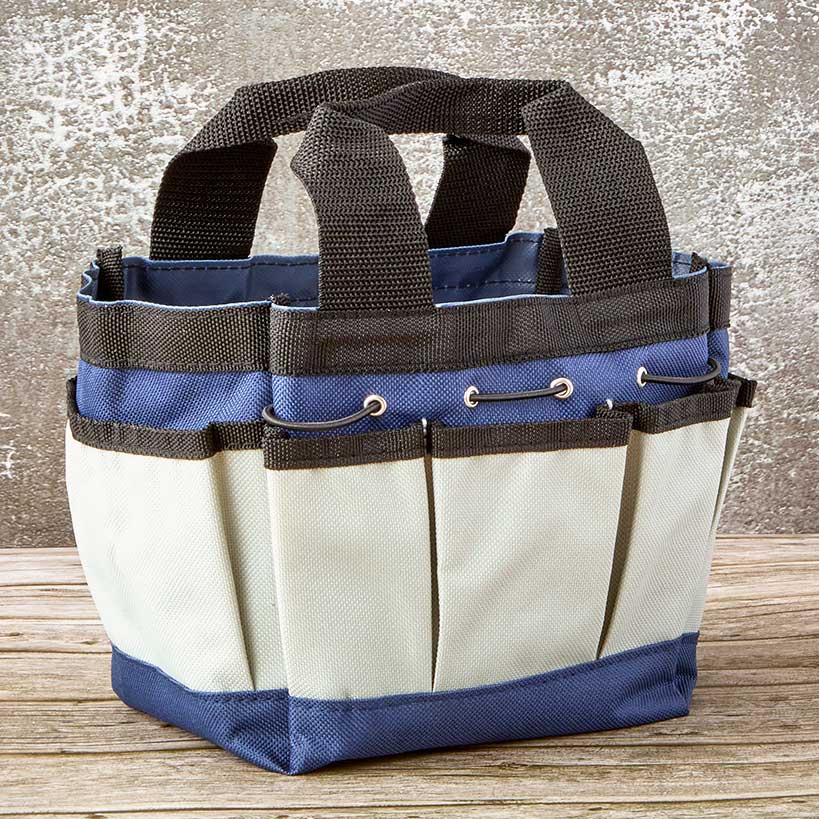 Garden Tool Caddy Bag In Green, Red Or White/Navy#select-color_white/navy