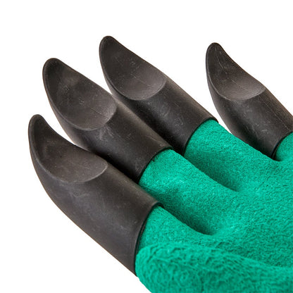 gloves with claws for gardening Lakeside Gardening Gloves with Rubber Tipped Claws