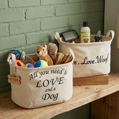 Pet Storage Bins Set of 2