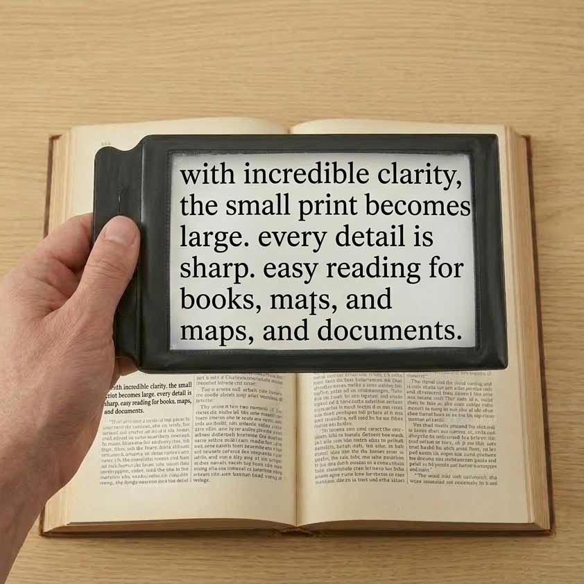 Large Magnifier Full Page Reading 3X