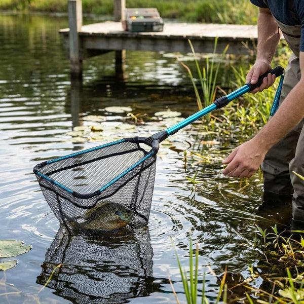 Lakeside Portable Fishing Net-Foldable, Durable, Lightweight and Easy to Use
