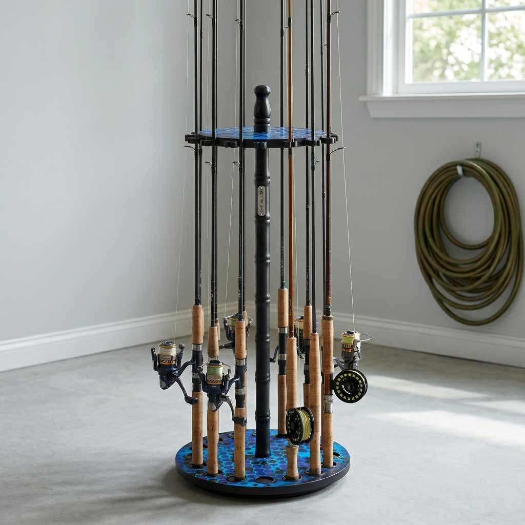 Fishing Rod Storage Rack