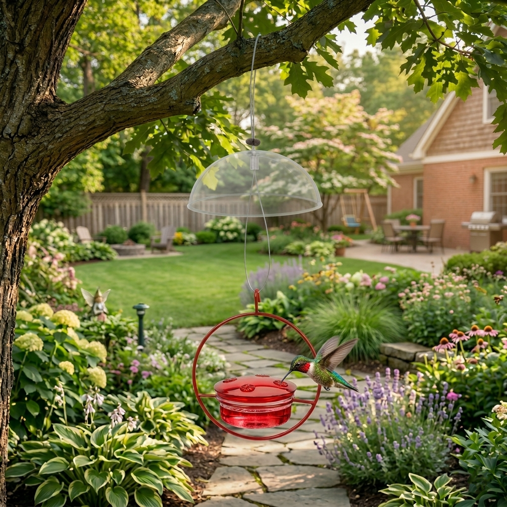 Red Hummingbird Feeder