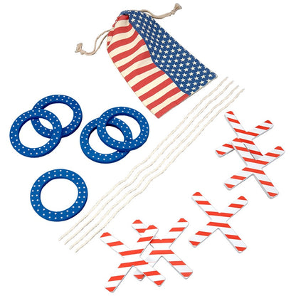 Giant Patriotic Tic-Tac-Toe Game