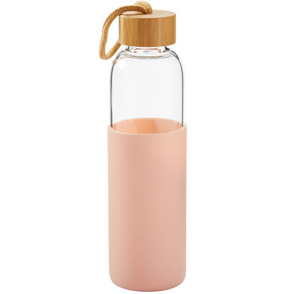 Glass Water Bottles with Silicone Sleeve
