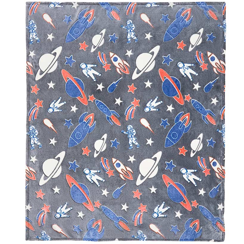 Glow-in-the Dark Blanket for Kids 50" x 60"#select-blanket_space