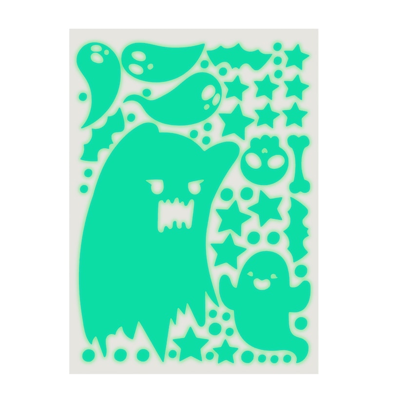 Halloween Glow-in-the-Dark Wall Décor - Ghost