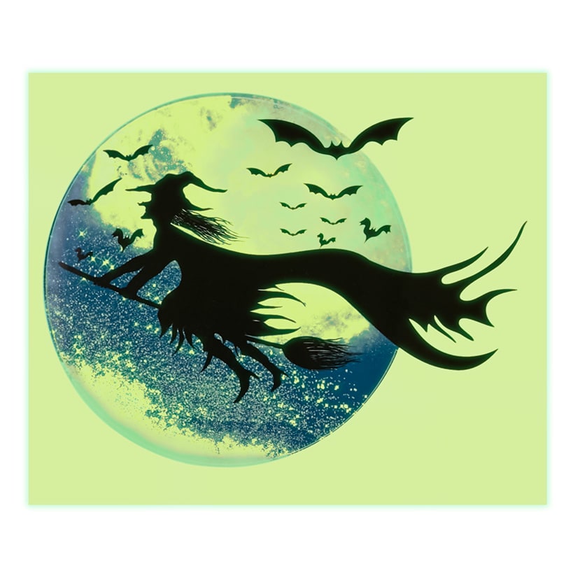 Halloween Glow-in-the-Dark Wall Décor - Ghost