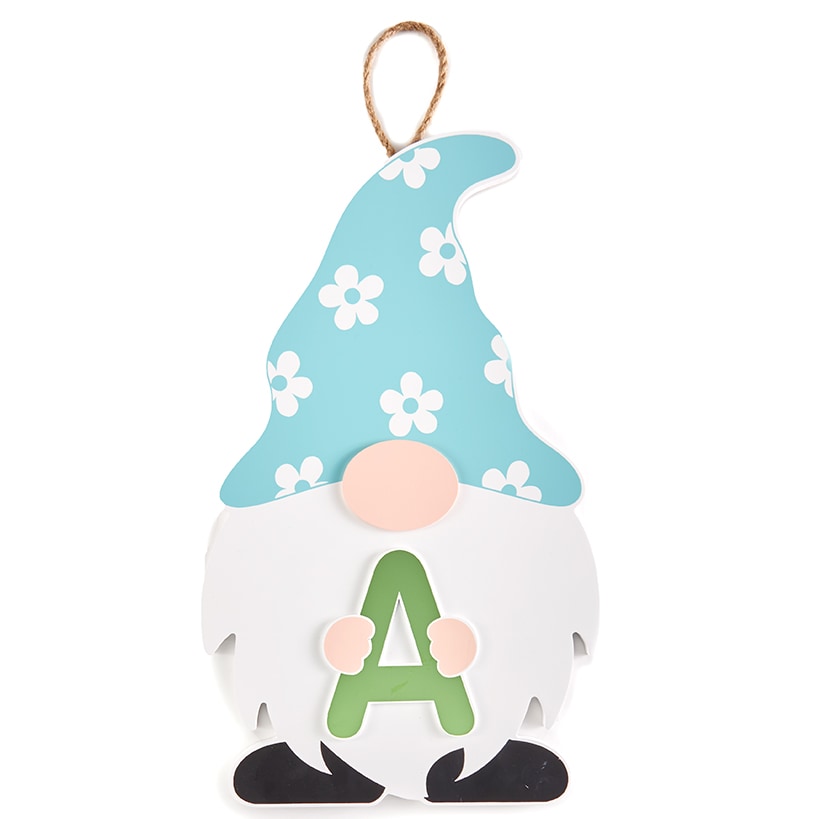Monogram Gnome Door Hangers