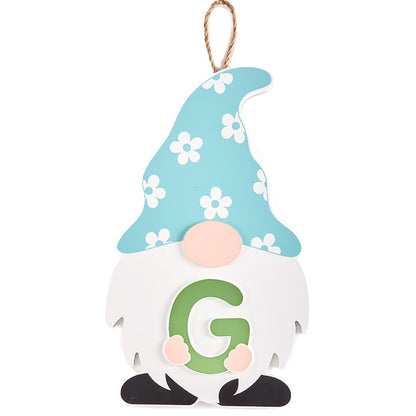 Monogram Gnome Door Hangers
