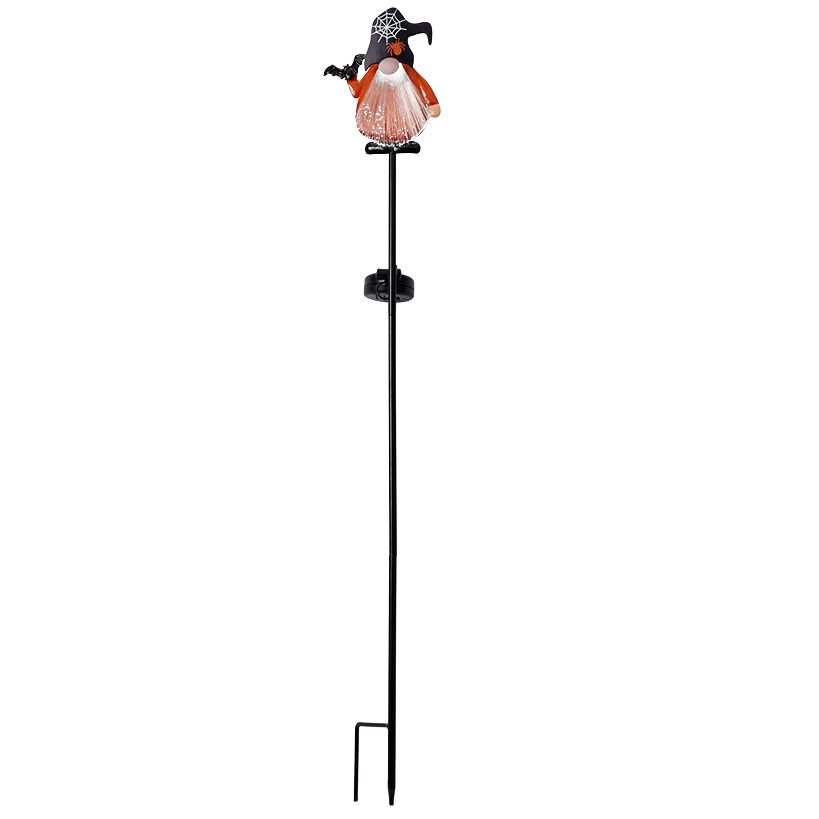 Fiber Optic Halloween Witch Gnome Garden Stake#select-stake_bat
