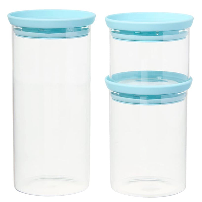 Godinger Glass Food Storage Containers - Set of 3 | LTD Commodities