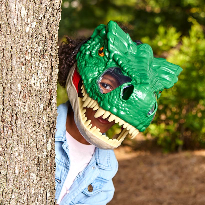 T-Rex Dinosaur Mask With Growling And Snarling Realistic Sound Effects
