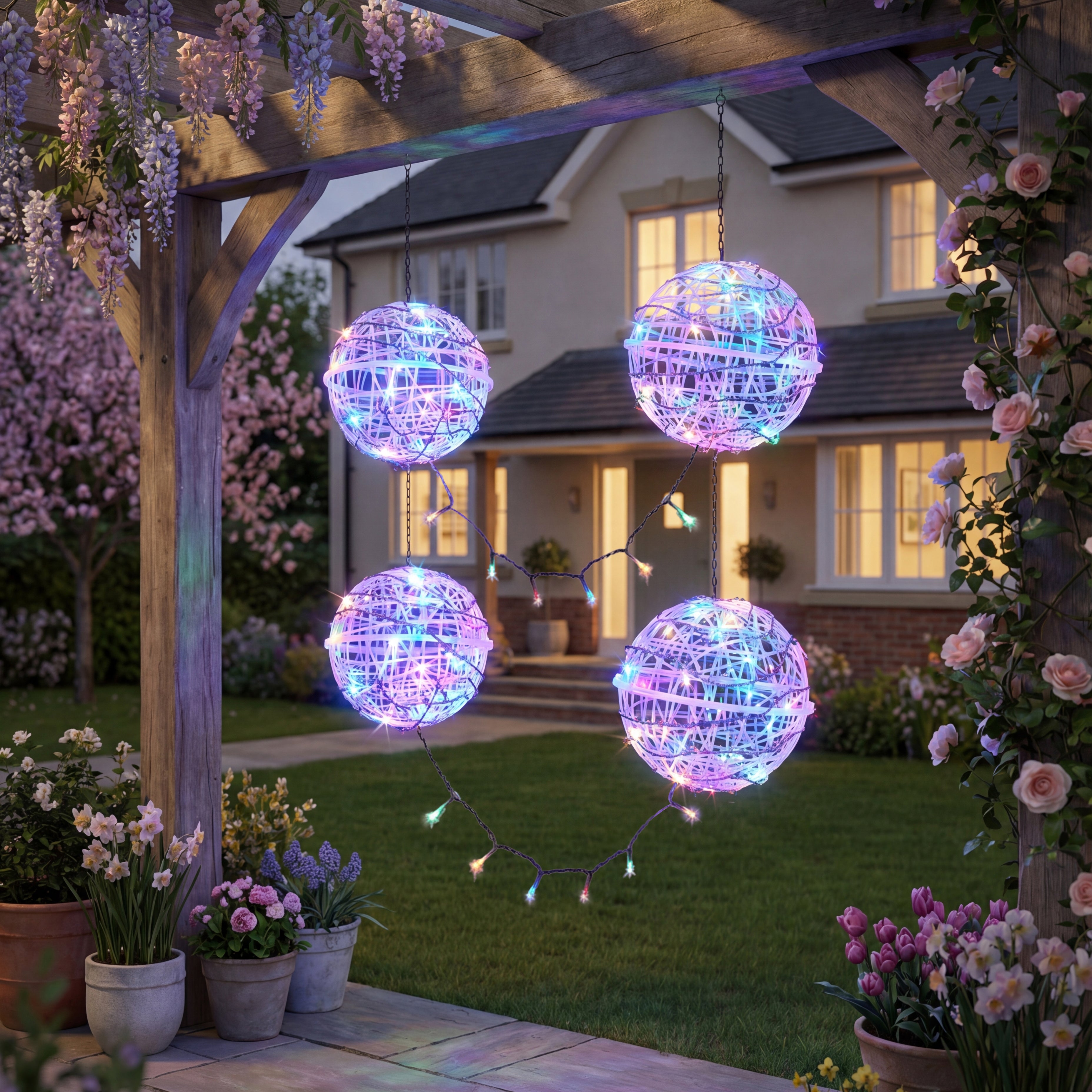 Hanging Lanterns Set of 2