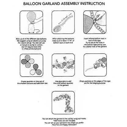 Halloween Balloon Garland