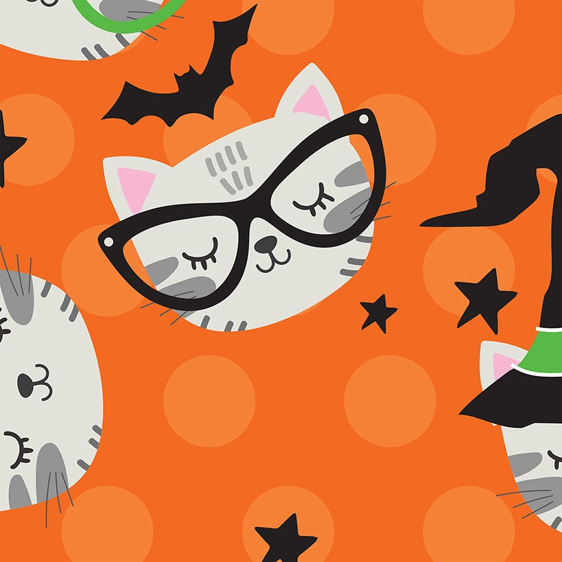 Personalized Halloween Cat Plush Blanket