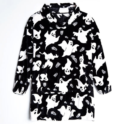 Halloween Fuzzy Oversized Hoodie