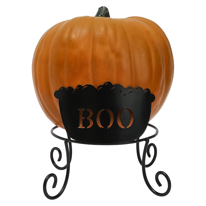 Halloween Pumpkin Holder In Boo Cat Owl Or Witch Design#select-holder_boo