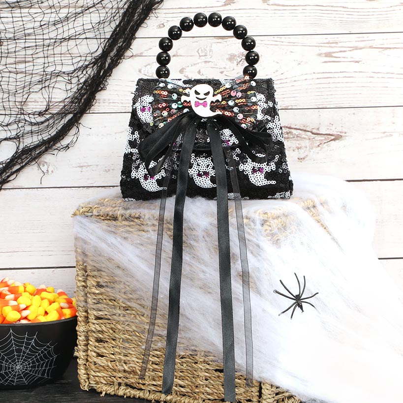 Halloween Sequin Mini Purse#select-purse_ghost