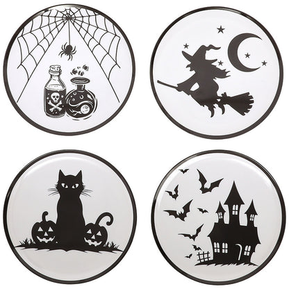 Whimsical Halloween Charger Plates- Set of 4
