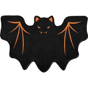 Halloween Themed Novelty Shaped Accent Kitchen Rug with Non-Skid Backing