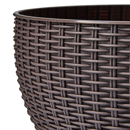 Solar Lighted Hanging Basket Planter