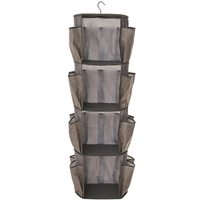 Collapsible Rotating Closet Storage Organizer - 4-Tiers | LTD Commodities