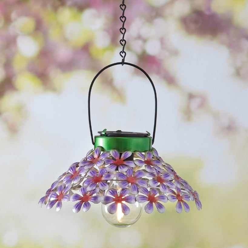Solar Flower Hanging Lanterns