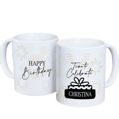Personalized Happy Birthday Mug