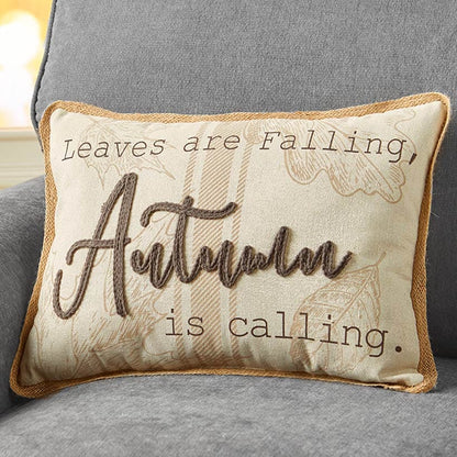 Sherpa Pumpkin-Shaped or Embroidered Autumn Accent Pillow