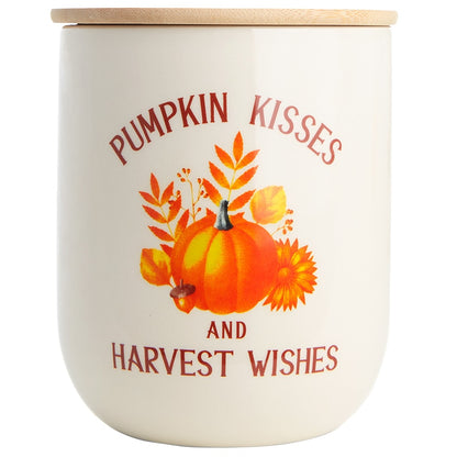 Harvest Canisters with Bamboo Lids