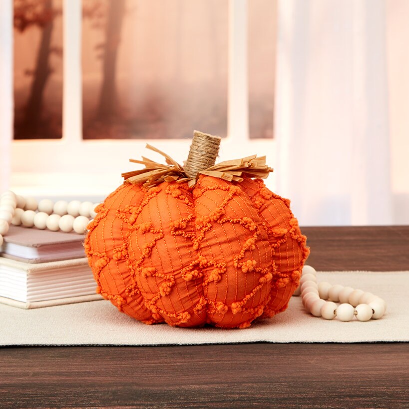 Colorful Harvest Fabric Pumpkins