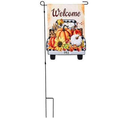Harvest Garden Flag with Pole