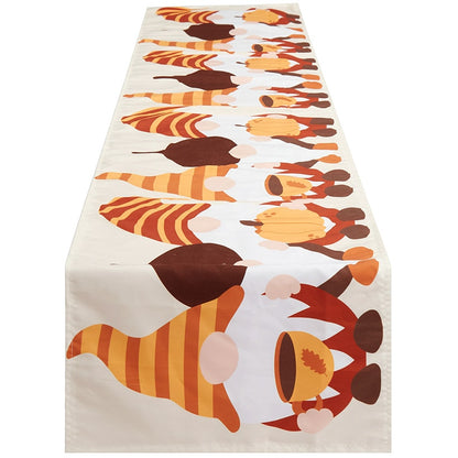 Harvest Gnome Table Runner and Set of 4 Placemats