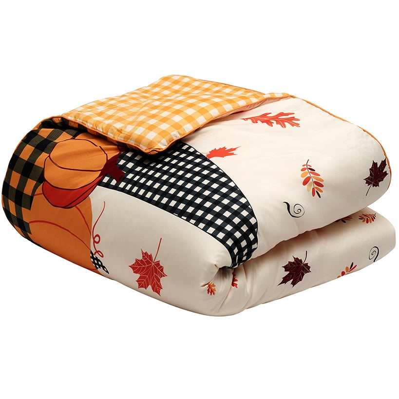 Harvest Plaid Comforter Set