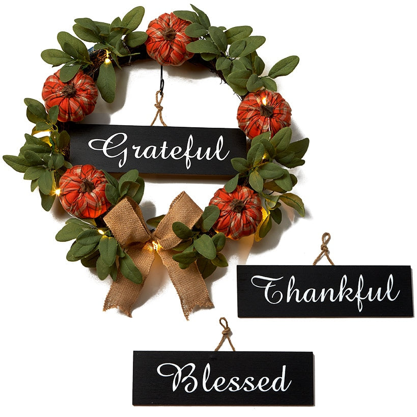 Harvest Plaid Decor