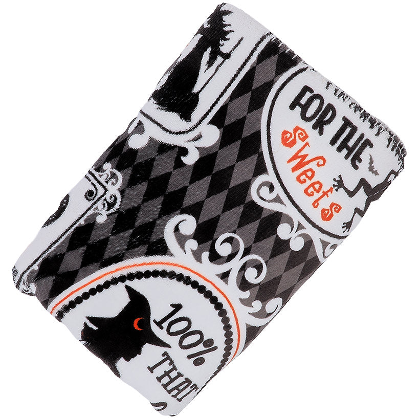 Haunted Walls Reversible Heavyweight Cozy Polyester Flannel Throw Blanket